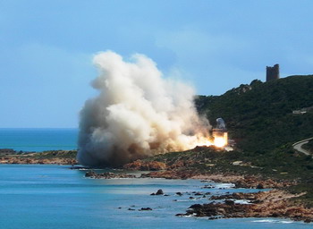 Quirra, lancio missile (da www.nsd.it)